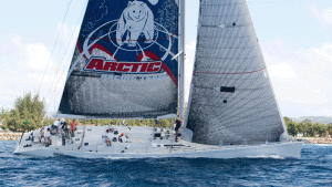 John Wilson’s Idea – Reichel Pugh 78 – hoping to defend her Round Barbados Race record title tomorrow.